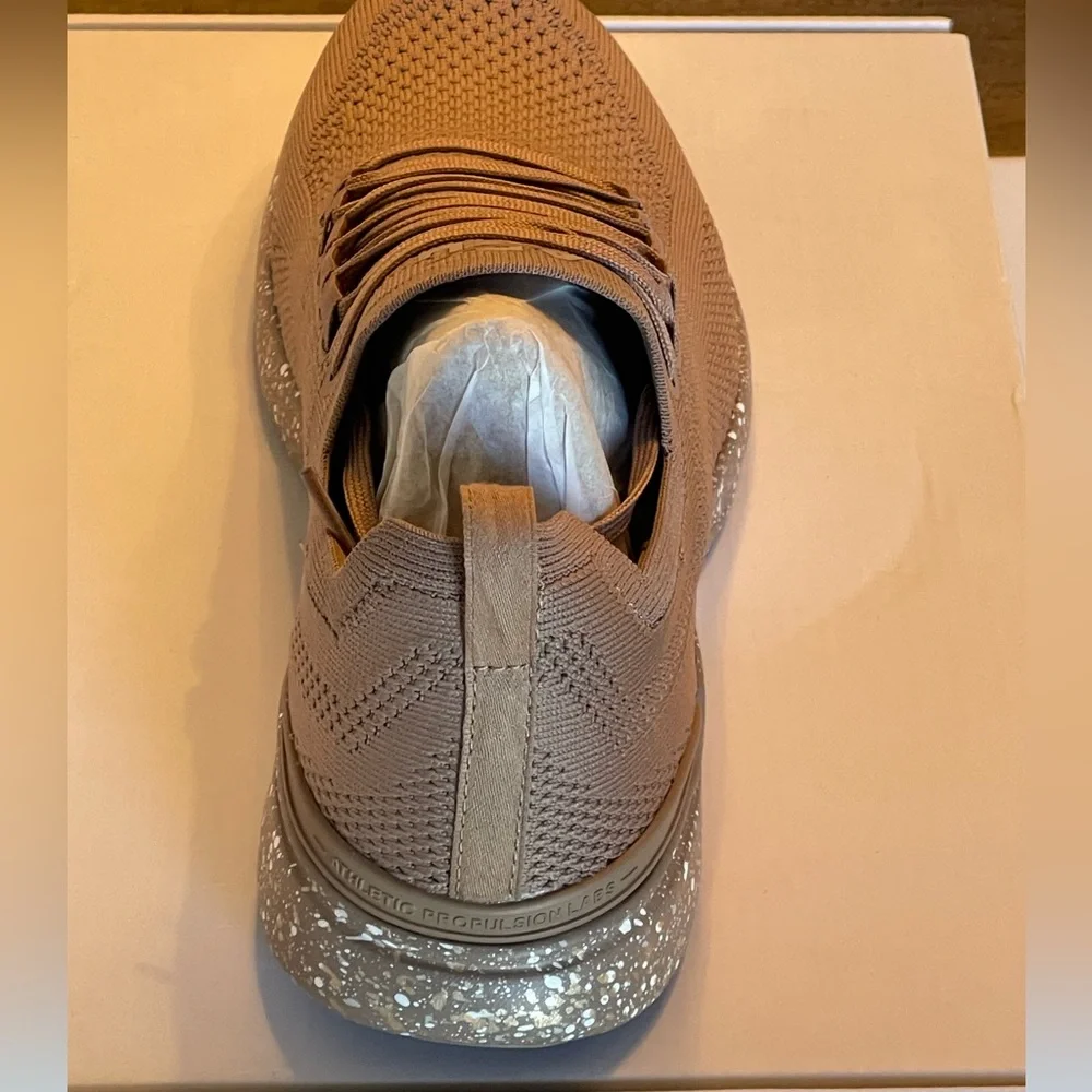 NIB APL TECHLOOM BREEZE MENS RUNNING SHOES CLAY/ALMOND/SPECKLE SIZE 9 - Picture 11 of 16